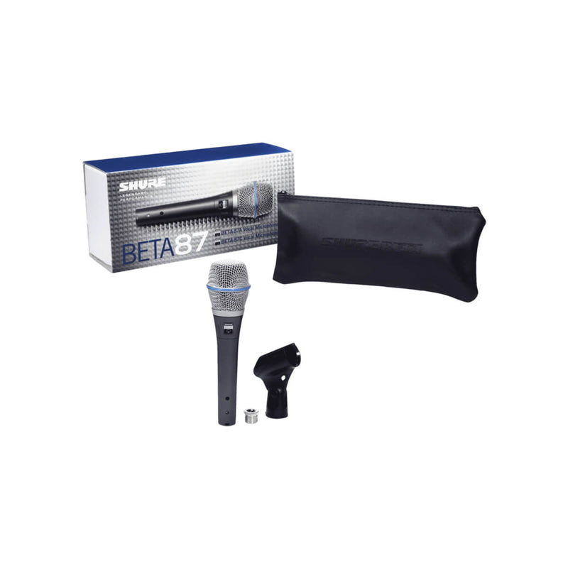 Shure Beta 87A Dynamisches Gesangsmikrofon mit Supernierencharakteristik