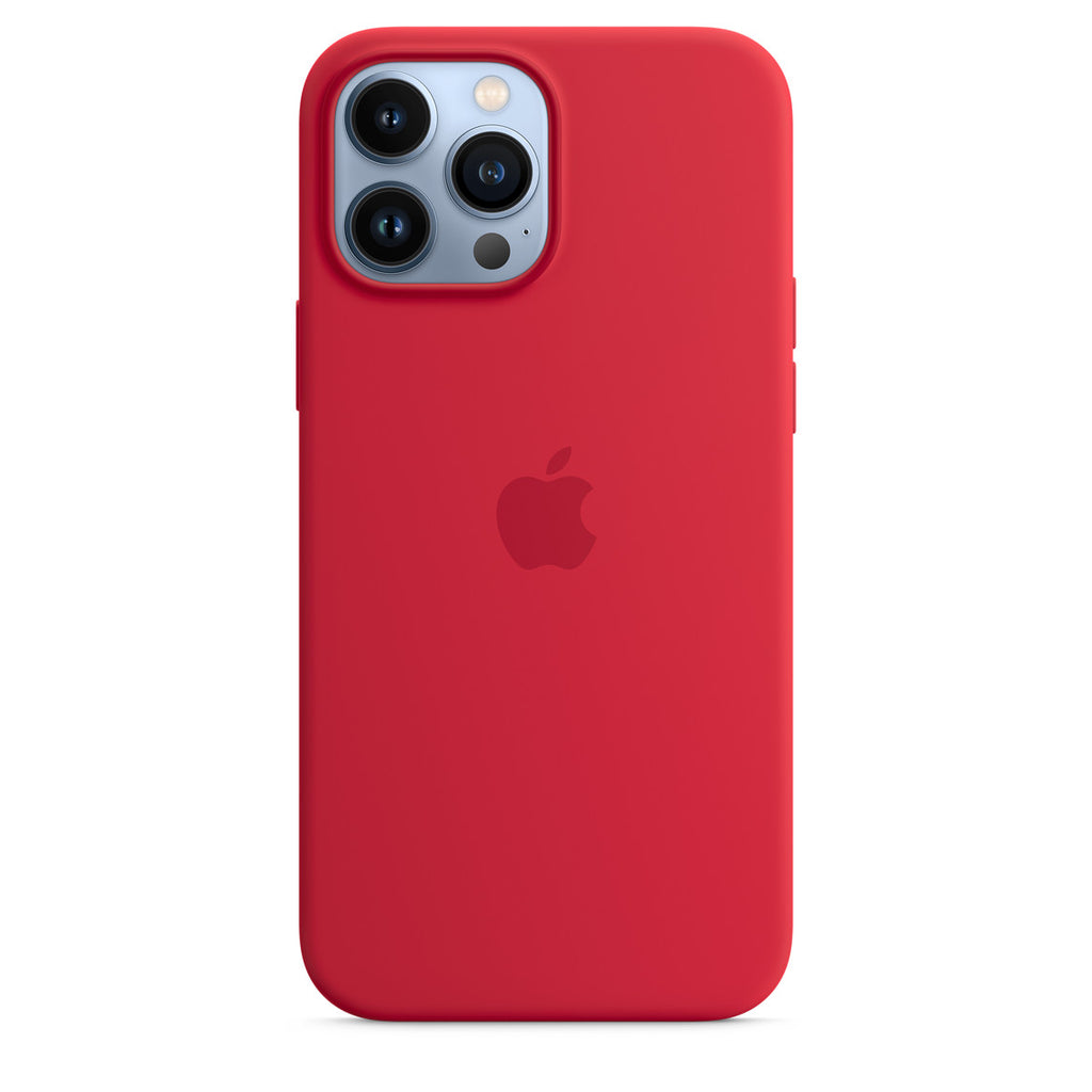 Apple Coque en silicone avec MagSafe (iPhone 13 Pro) Rouge (PRODUCT)RE